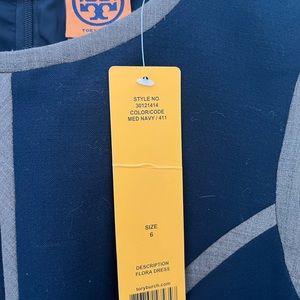 Tory Burch Size 6 Navy Dress